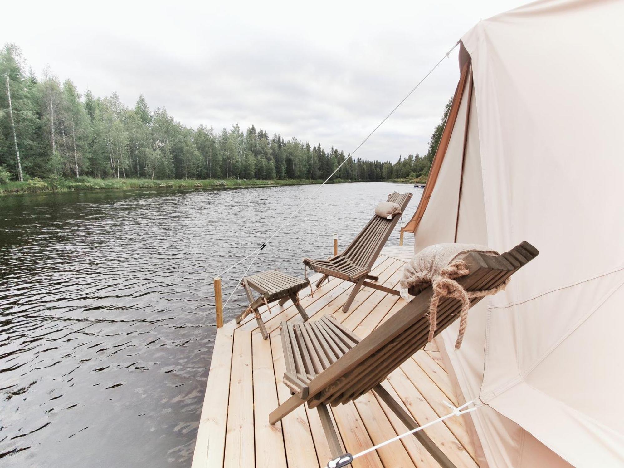 Langforsen Glamping & Lapland Experience Ξενοδοχείο Lapptrask Εξωτερικό φωτογραφία