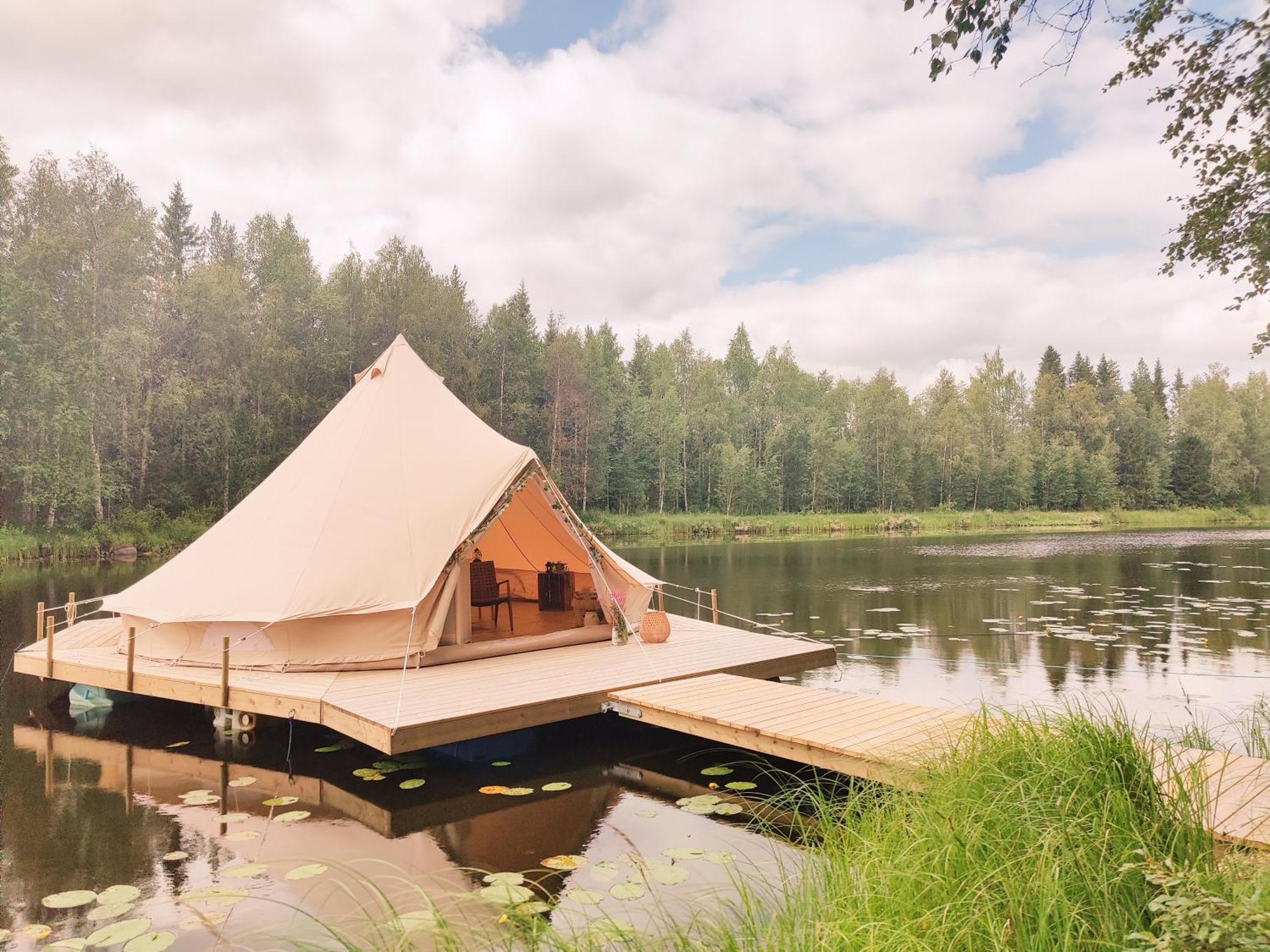 Langforsen Glamping & Lapland Experience Ξενοδοχείο Lapptrask Εξωτερικό φωτογραφία
